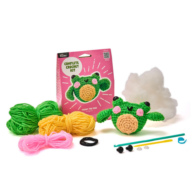 Freddy the Frog 3" Amigurumi Crochet Kit