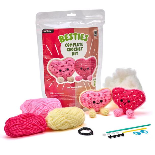 Two A-Dough-Rable Besties Crochet Kit
