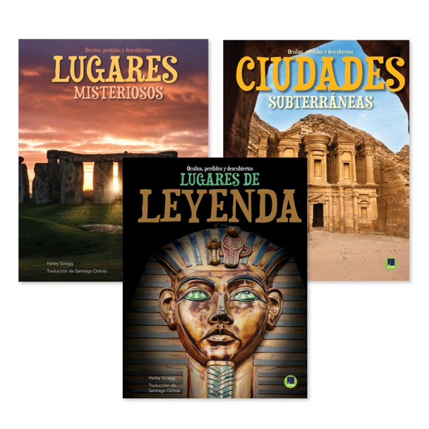 Spanish Hidden, Lost & Discovered Places Book Set, 3 Books