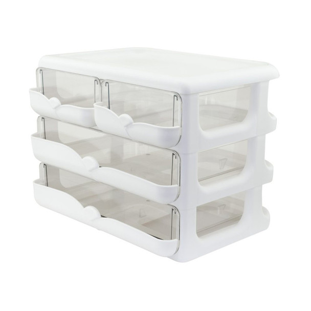 4-Drawer Desktop & Craft Organizer, White