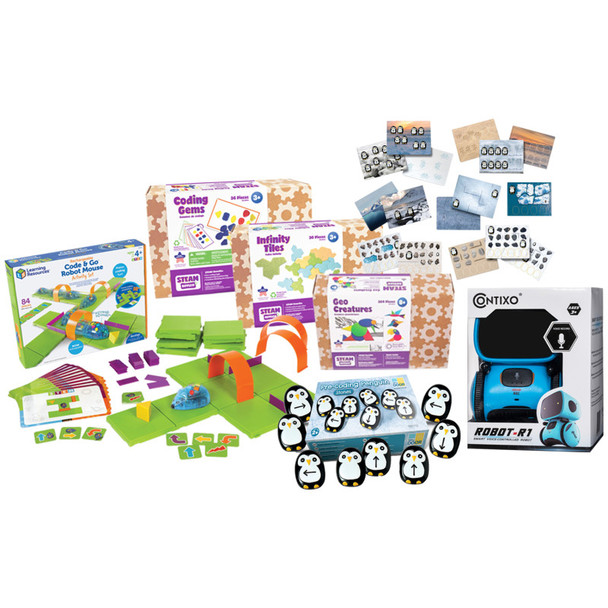 Robotics & Coding Learning Stations Kit, Pre-K