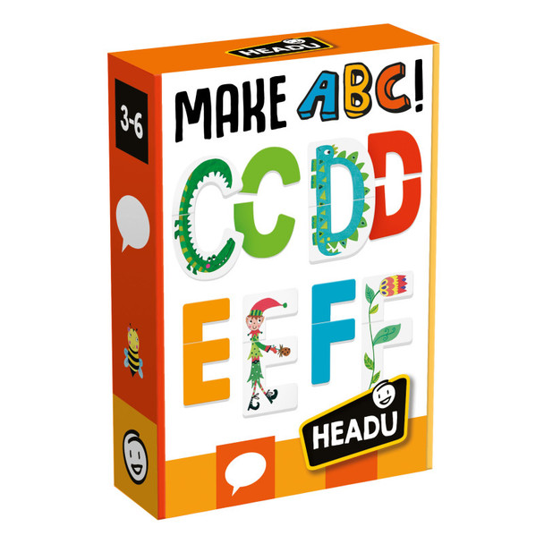 Make ABC! Two-Piece Alphabet Puzzle