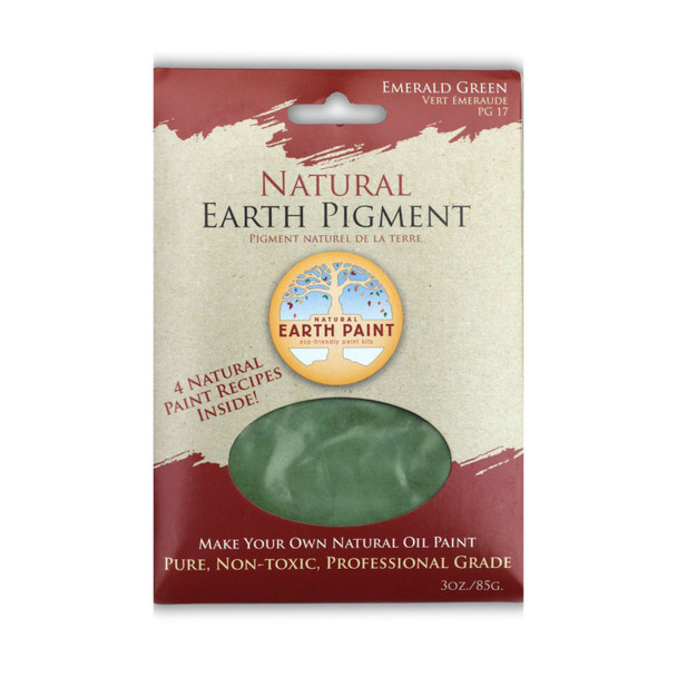 Earth & Mineral Pigment, Emerald Green, 3 oz