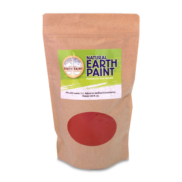 Natural Earth Paint Powder, Red, 1 qt