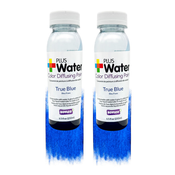 PlusWater Color Diffusing Paint, True Blue, 2 Pack