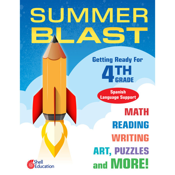 Summer Blast: Getting Ready for Fourth Grade (Spanish Language Support)