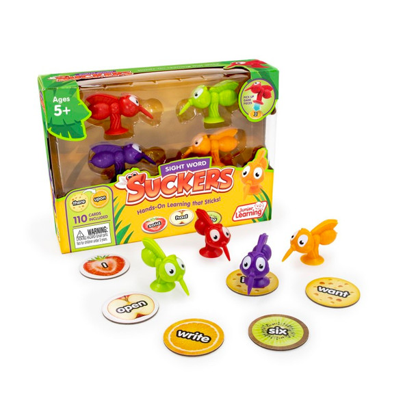 Sight Word Suckers Game, Multi-Colored, 115 Pieces