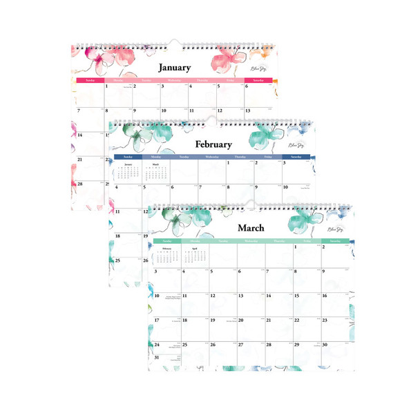 Lindley Multi Monthly Wall Calendar, 15" x 12", 2027