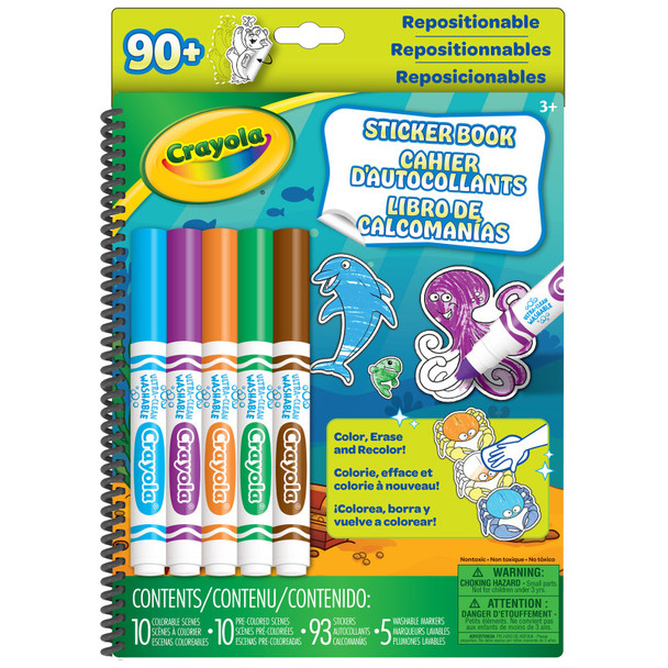 Repositionable Sticker Book