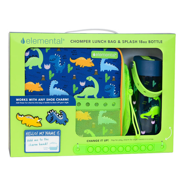 Kids Lunch Bag Combo Pack - Dinosaur