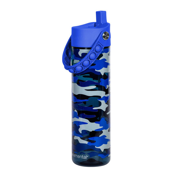26oz Splash Pop Bottle - Blue Camo