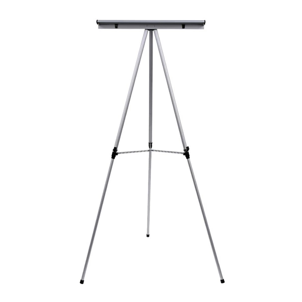 3-Leg Heavy-Duty Telescoping Display Easel, Black, 37.5 to 69 Inch