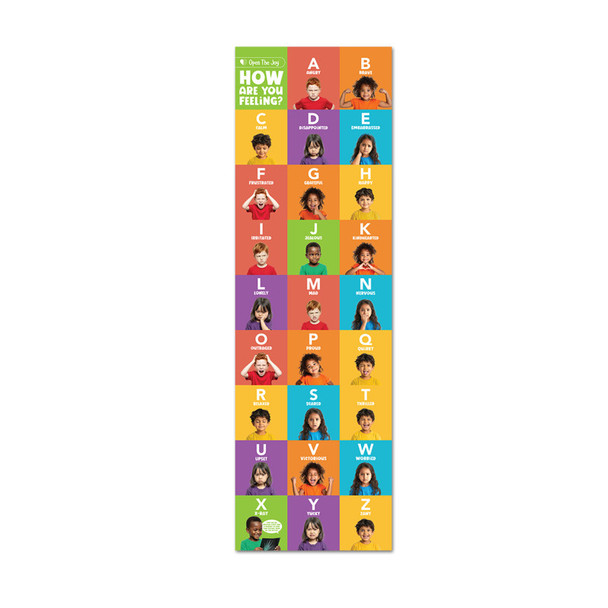Jumbo Classroom Emotions Poster, Expressions Collection