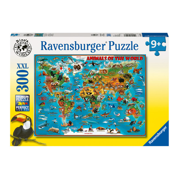 Animals of the World, 300 Piece Jigsaw Puzzle