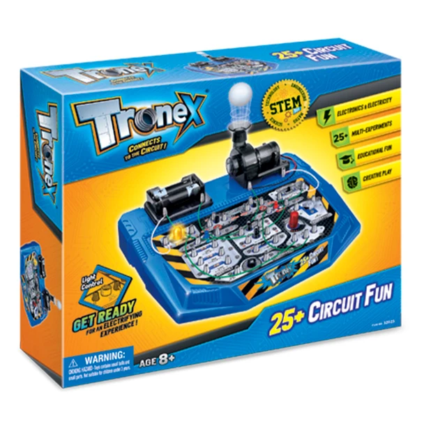 25+ Circuit STEM Kit for Kids, Electronics Building Set, Ages 8+
