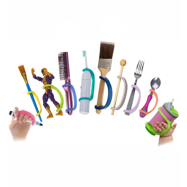 Universal Cuffs, 10 Pack-All Sizes, Multi-color
