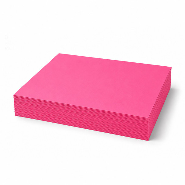 Punkydoodle 65 lb Card Stock, 8.5 x 11 Inches, Pink, 100 Sheets