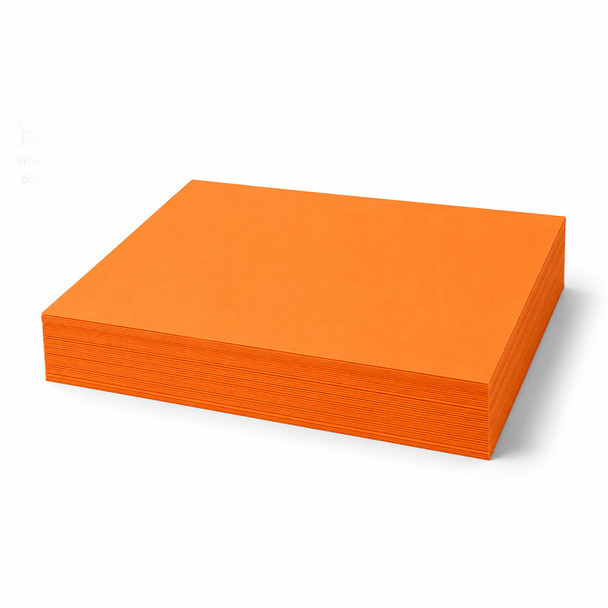 Punkydoodle 65 lb Card Stock, 8.5 x 11 Inches, Light Orange, 100 Sheets