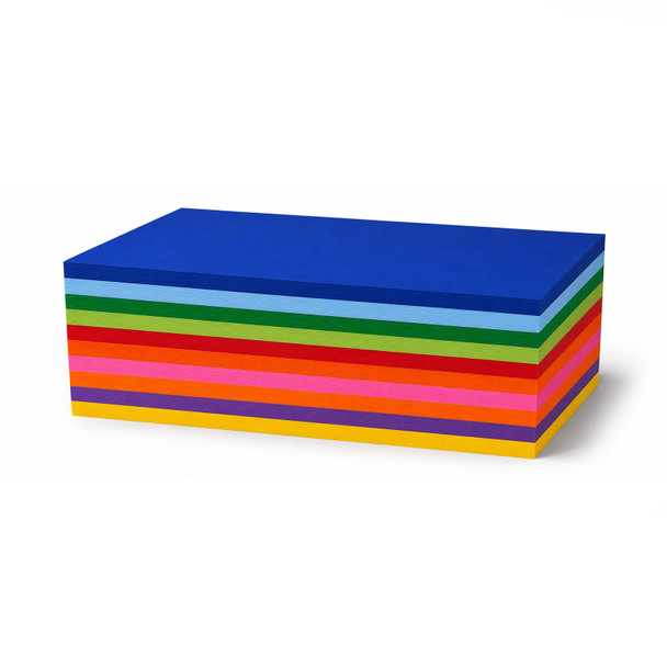 Punkydoodle 65 lb Card Stock, 8.5 x 11 Inches, 10 Assorted Colors, 150 Sheets