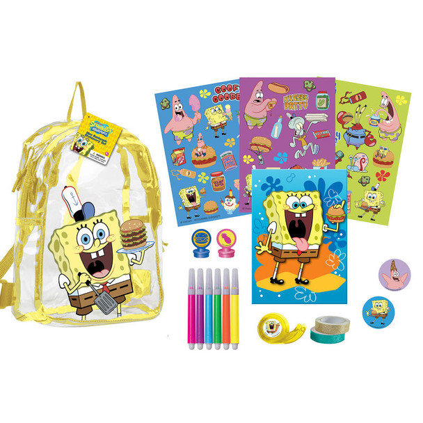 SpongeBob SquarePants Mini Backpack Stationery Set