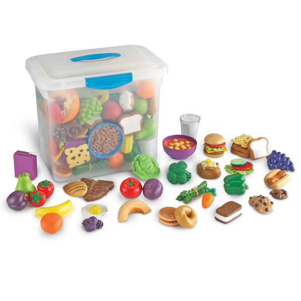 New Sprouts Classroom Play Food Set in Large Tote