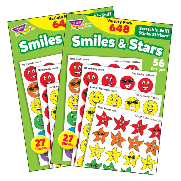 Smiles  Variety Pack, 648 Per Pack, 2 Packs