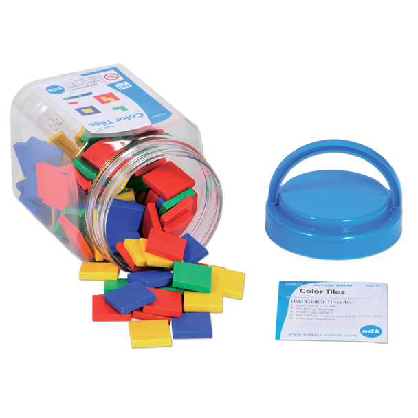 Color Tiles - Mini Jar - Set of 100