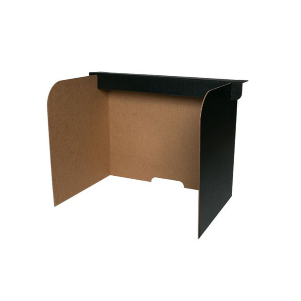 Small Desktop Privacy Screen, 19" x 12" x 14", Pack of 24