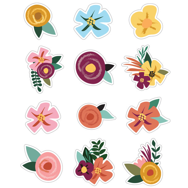 Grow Together Flowers Cut-Outs, Pack of 36