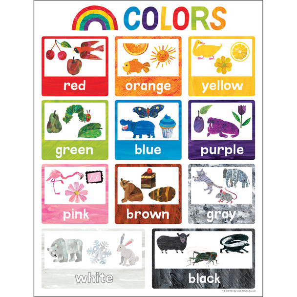 World of Eric Carle Colors Chart