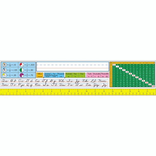 Traditional Cursive Nameplates, Grade 2-5, Pack of 36