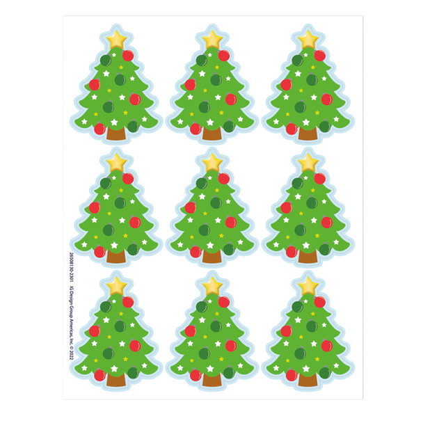 Christmas Tree Giant Stickers, Pack of 36