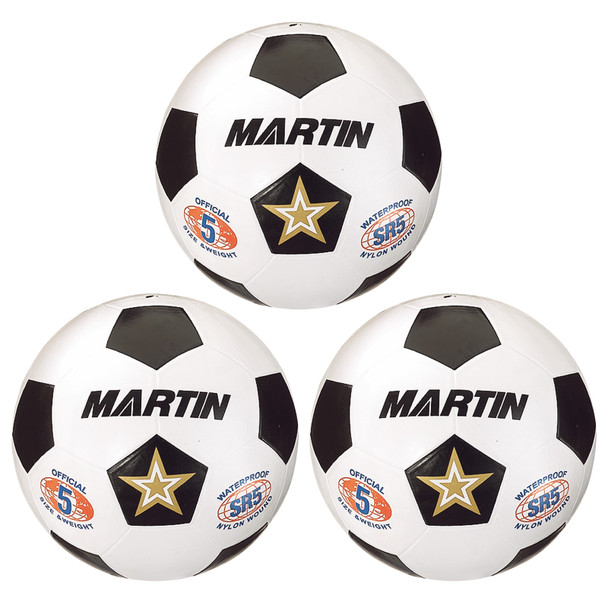 Soccer Ball, Size 5, Pack of 3 - MASSR5W-3