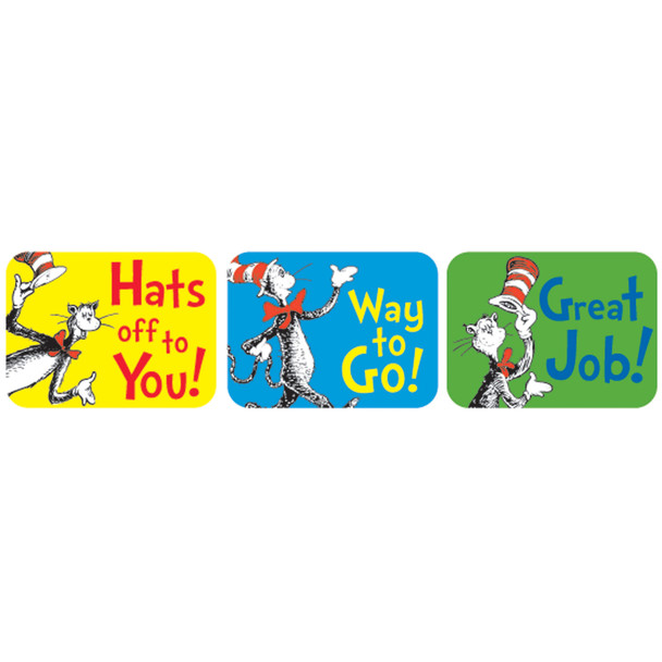 Cat in the Hat Success Stickers, Pack of 120