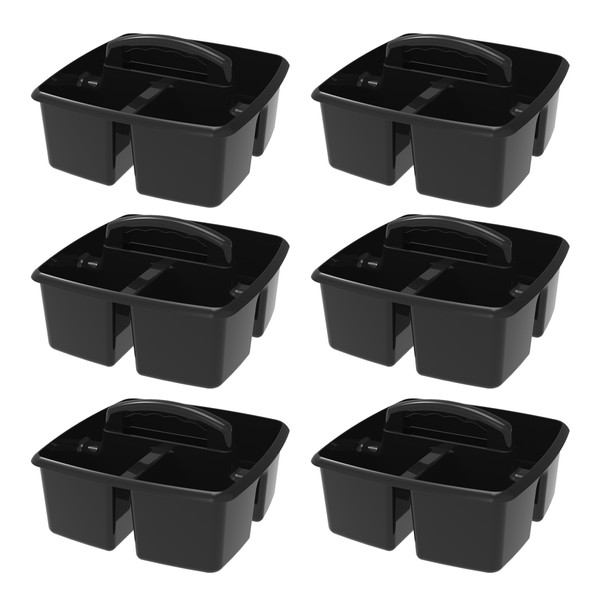 Small Caddy, Black, Pack of 6