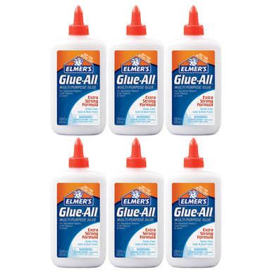 Elmers Liquid School Glue, White, Washable,LARGER 7.625 Ounces, 5 Pack  Slime Kit