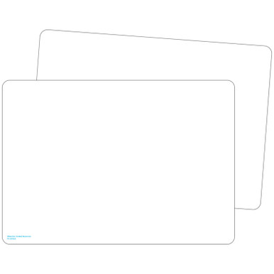 Double-Sided Premium Blank Dry Erase Boards, Pack of 10