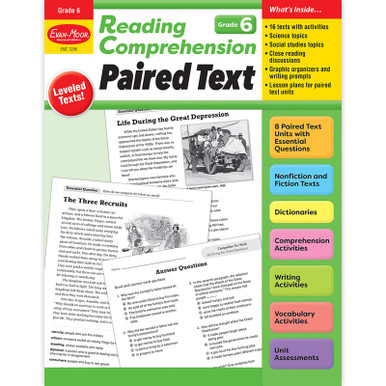 Reading Comprehension: Paired Text, Grade 6 - Teachchildren.com