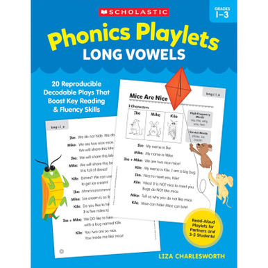 Phonics Playlets: Long Vowels Activity Book - Teachchildren.com
