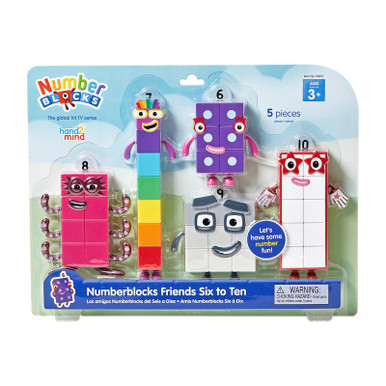 Numberblocks Friends Six to Ten, Toy Figures - Teachchildren.com