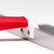 Espátula acodada flexible de 12" y 0.5mm con hoja de acero inoxidable