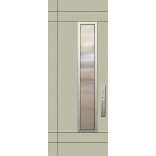 FiberCraft | Santa Barbara 1 Lite Contemporary with Aluminum Frame | 8' Tall