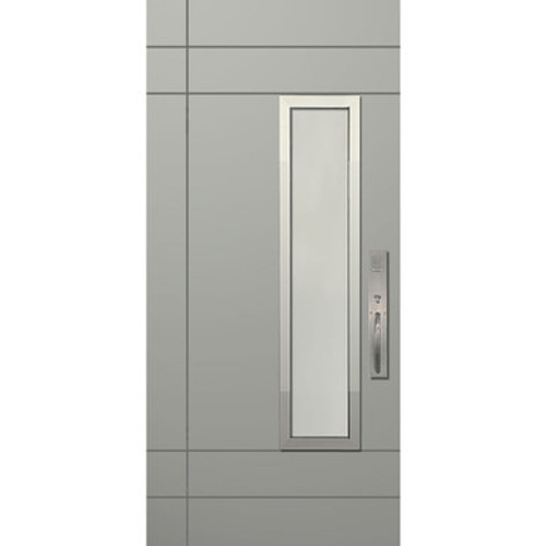 FiberCraft | Santa Barbara 1 Lite Contemporary with Aluminum Frame | 6'8" Tall