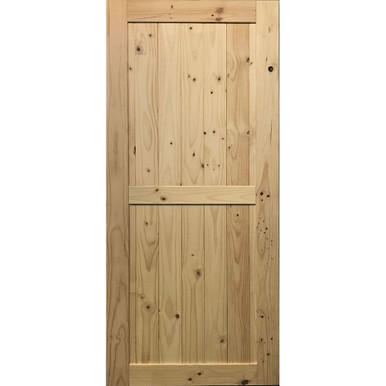 Barncraft | 1 Panel / 2 Panel Pine Barn Door | 7' Tall
