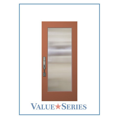 ValueSeries | Full Lite Smooth 1 Lite Flush Glazed | 6'8