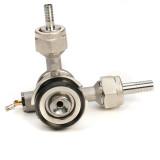 Lo-Boy Low Profile "D" System Keg Tap Coupler - 304 Stainless Steel