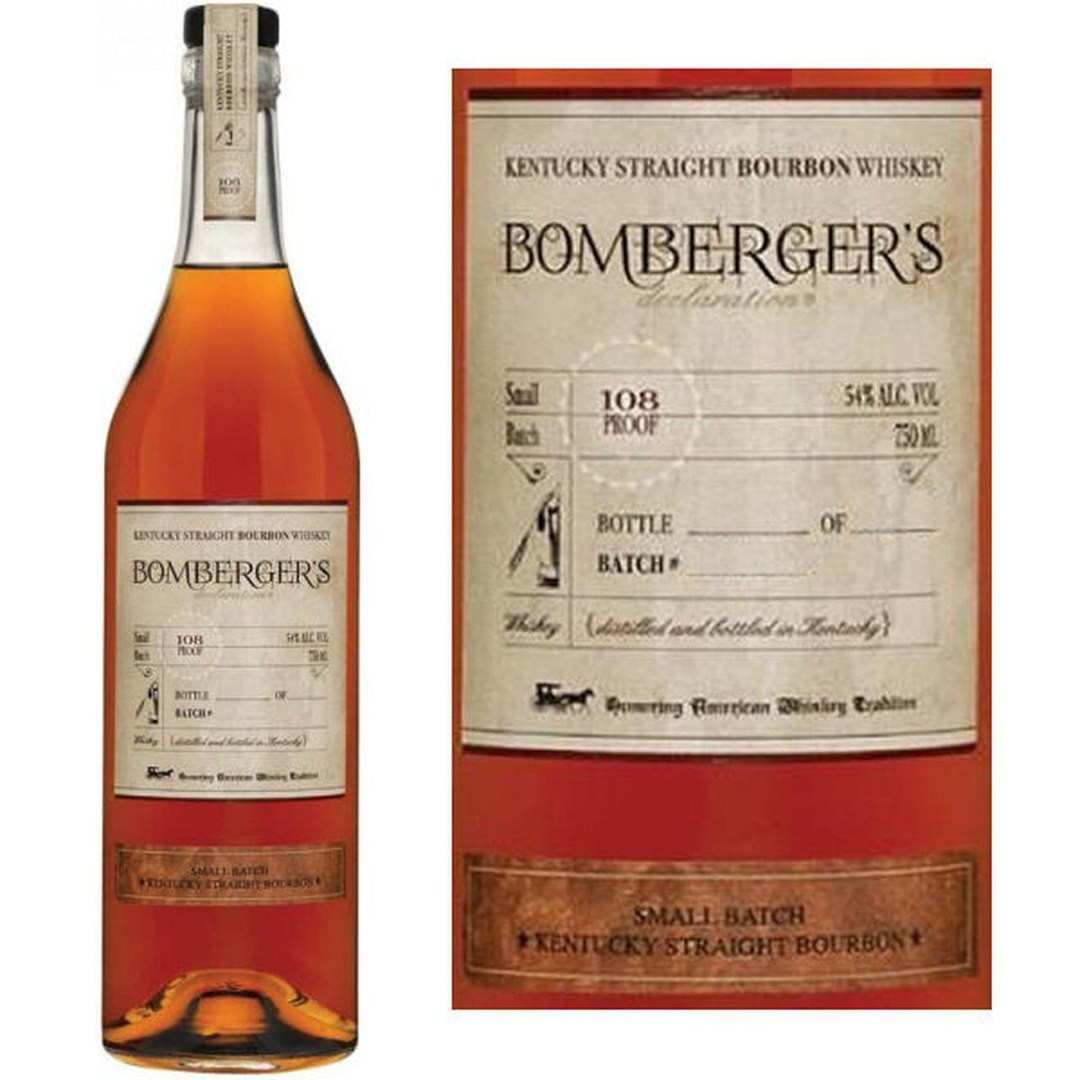 Bomberger's Kentucky Straight Bourbon Whiskey 108 Proof (750ml)