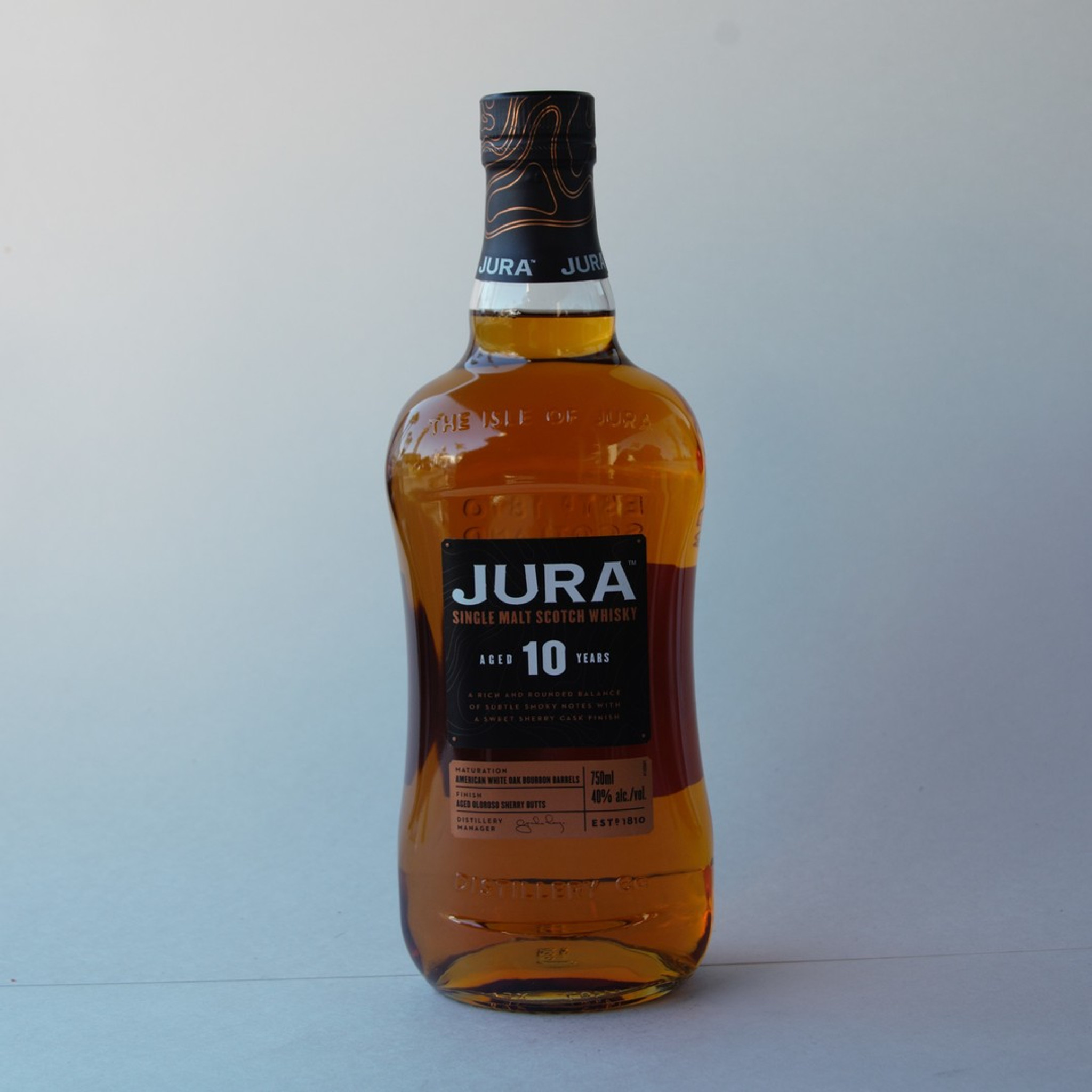 Jura 10 Year Old Island Scotch Whisky (750mL) 