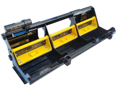 Meerkat 67" Magnetic Sweeper for Skid Steers and Track Loaders