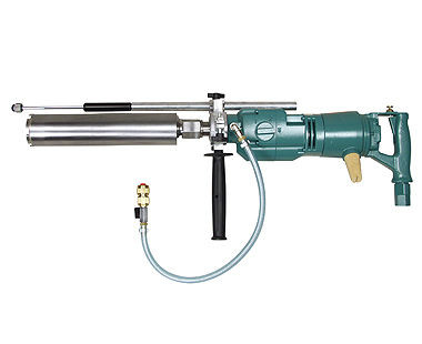 Hand-Held Core Drill, Wet, Pneumatic, 2.1 HP, 400  / 900 / 1600 RPM, Wt: 18 lbs.